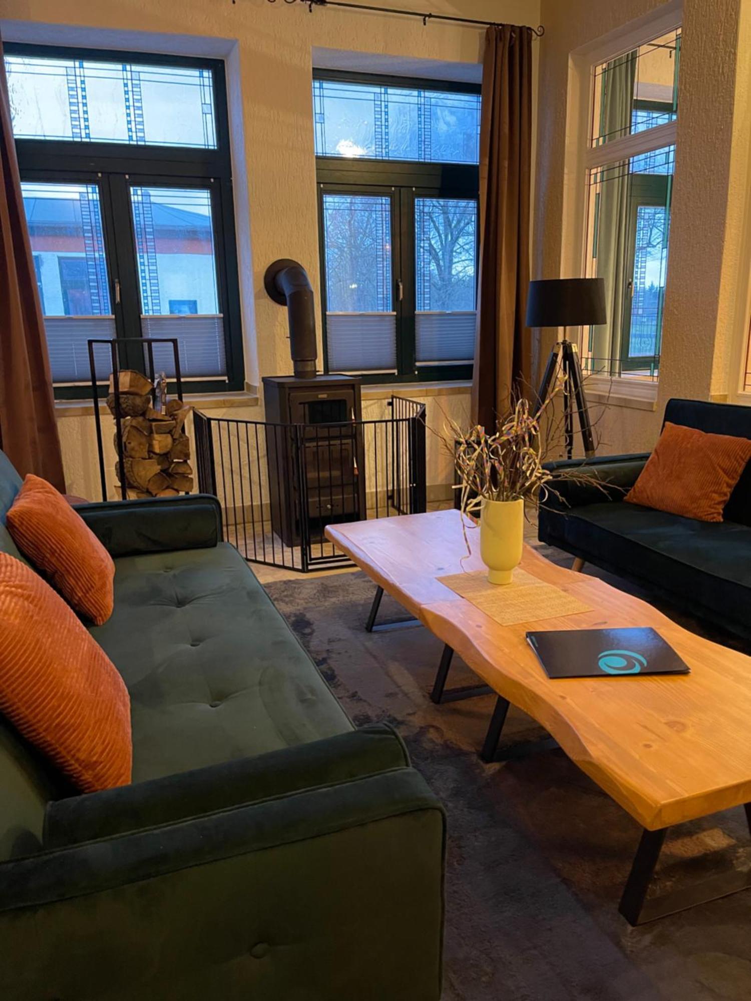 Ferienwohnung Mit Kamin Und Traumhafter Dachterrasse Mit Weitblick In Die Natur Neu Gaarz Exteriér fotografie